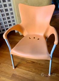 Sedia Gaber Design color arancione
