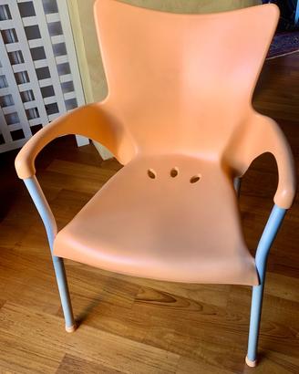 Sedia Gaber Design color arancione