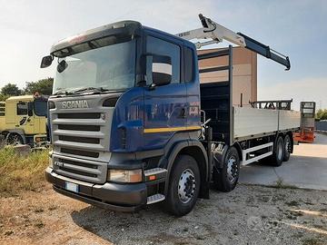 SCANIA CV R 420 8x2 - Gru Bonfiglioli e cassone