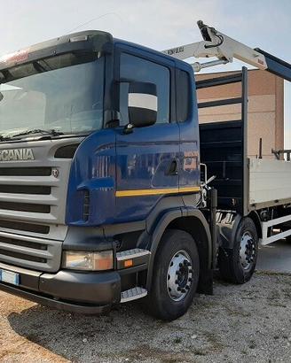 SCANIA CV R 420 8x2 - Gru Bonfiglioli e cassone