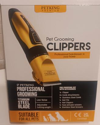 tosatrice professionale per cani con accessori 