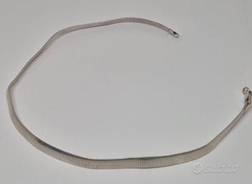 collanaCollana Argento 925 30g Cobra Omega 37cm