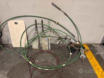 Riva Bertram 25 leve cambio, timoni, cavalletti