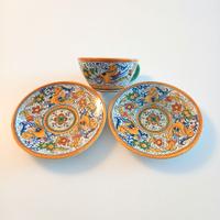DERUTA tris ceramiche decorate a mano