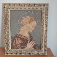 Quadro ricamato - Tema religioso