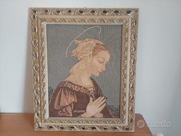 Quadro ricamato - Tema religioso