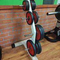 Bilanceri, pesi con portapesi e Portabilanceri