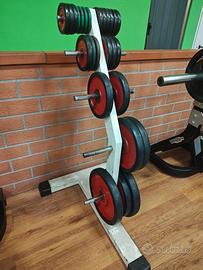 Bilanceri, pesi con portapesi e Portabilanceri