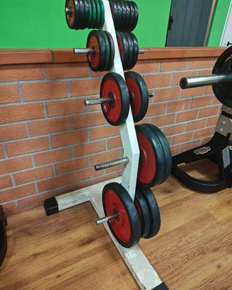 Bilanceri, pesi con portapesi e Portabilanceri