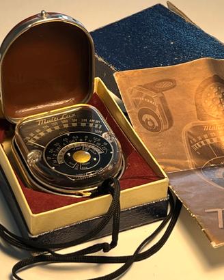 Esposimetro vintage ditta italiana