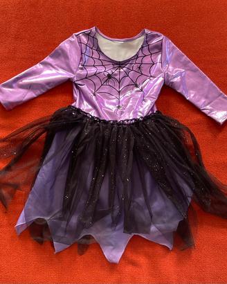 Costume da carnevale o halloween da strega bimbi