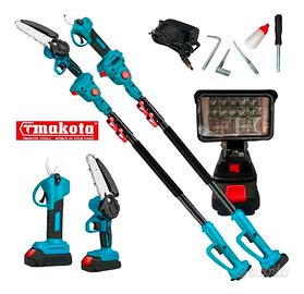 Kit Potatura 4in1 Cesoia Motosega 2 Batterie 48V