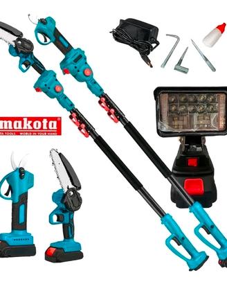 Kit Potatura 4in1 Cesoia Motosega 2 Batterie 48V