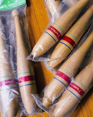Birilli da giocoliere in legno