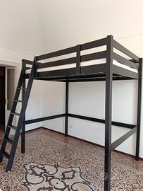 Letto a soppalco IKEA 1 piazza e mezza + materasso