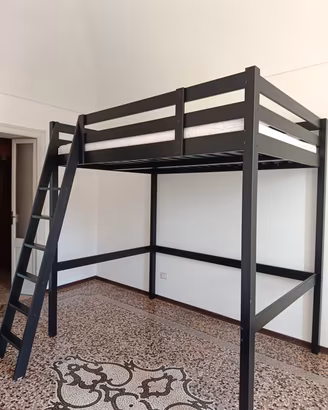 Letto a soppalco IKEA 1 piazza e mezza + materasso