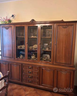 Mobile salotto Credenza con vetrinette