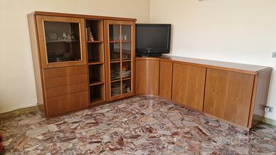 Mobile soggiorno angolare in legno