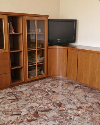 Mobile soggiorno angolare in legno