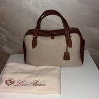 Borsa Loro Piana Needle Medium Natural sun gold