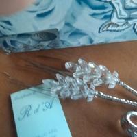 Spiga portafortuna con cristalli Swarovski