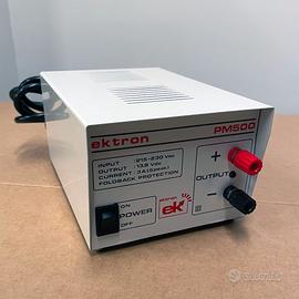 Alimentatore da banco Ektron PM500 - 220V ac 13,8V