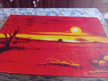 quadro tramonto 