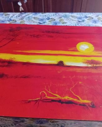 quadro tramonto 