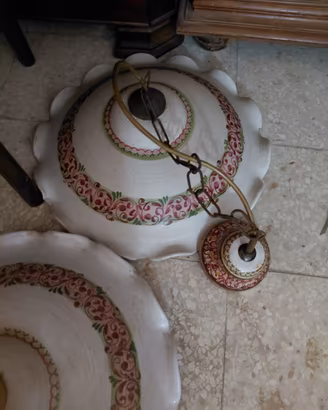 lampadari con decori
