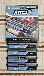Corsair XMS3 8GB DDR3 1600MHz CL7 RAM Low Latency