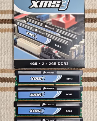 Corsair XMS3 8GB DDR3 1600MHz CL7 RAM Low Latency