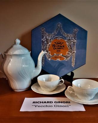 RICHAR GINORI "Vecchio Ginori" set colazione x2