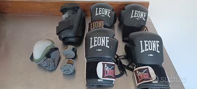 Guantoni Leone 10 oz para tibia fasce boxe