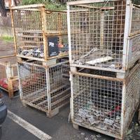 CESTE INDUSTRIALI IN METALLO SENZA RUOTE