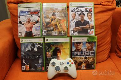 xbox 360 bundle giochi + controller originale