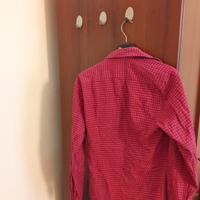 Camicia Uomo Slim Fit Rosso Vittorio Nava - Elegan