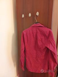 Camicia Uomo Slim Fit Rosso Vittorio Nava - Elegan