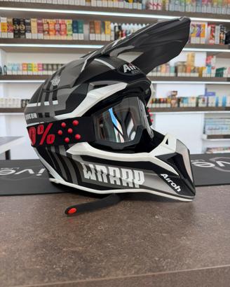 Casco Airoh Wraap con Maschera 100% - XL