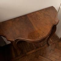 Tavolino pieghevole in legno d’epoca
