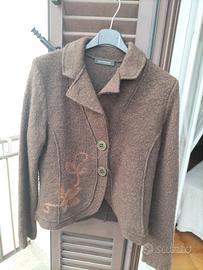 giacca di lana avvitata
