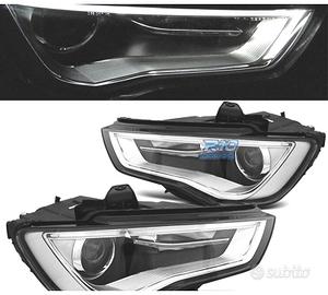 FARI TUBO LUCE DIURNA A LED AUDI A3 8V 12-16 NERI