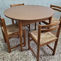 Tavolo 110x80cm Rotondo Allungabile, escluso sedie