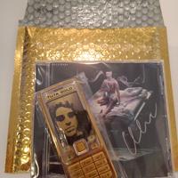 mahmood CD +autografo+cellulare Gold LIMITED 100pz