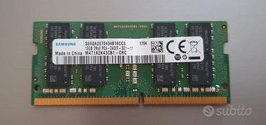 SODIMM DDR4 16GB Samsung 2400Mhz