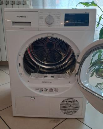 asciugatrice Siemens potenza carico 8 kg.