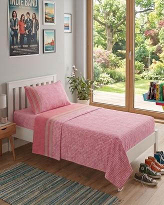 Completo Lenzuola letto 1 piazza ELITE 100% Cotone