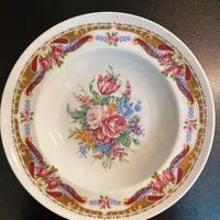 Piatto in porcellana Vizavi