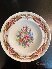 Piatto in porcellana Vizavi