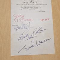 The Beatles autografi stampati 