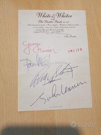 The Beatles autografi stampati 